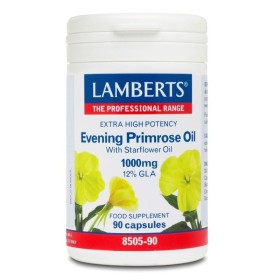 LAMBERTS Evening Primrose Oil & Starflower Oil Συμπλήρωμα με Νυχτολούλουδο για την Εμμηνόπαυση 90 Κάψουλες