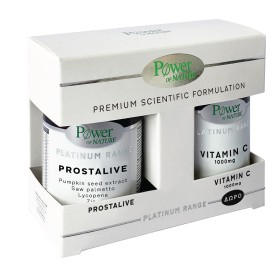 POWER HEALTH Platinum Range Set Prostalive 30 Capsules & Gift Vitamin C 1000mg 20 Tablets