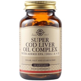 SOLGAR Super Cod Liver Oil Complex 60 Softgels