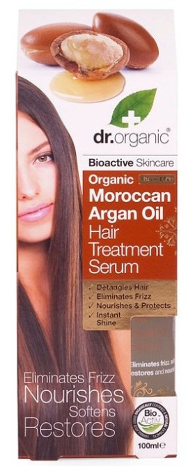 DR. ORGANIC Moroccan Argan Oil Hair Treatment Serum Λάδι Μαλλιών με Βιολογικό Έλαιο Αργκάν 100ml
