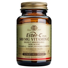 Solgar Ester-C Plus 500mg 50 Φυτικές Κάψουλες
