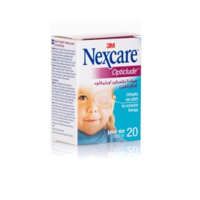 3M NEXCARE Opticlude Eye Orthotic Bandage For the Treatment of Strabismus Junior Size 20 Pieces