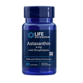 LIFE EXTENSION Astaxanthin 4mg with Phospholipids 30 Softgels