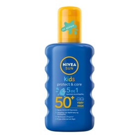 NIVEA Sun Κids Protect & Play SPF50+ Αντηλιακό Σπρέι για Παιδιά με Χρώμα 200ml