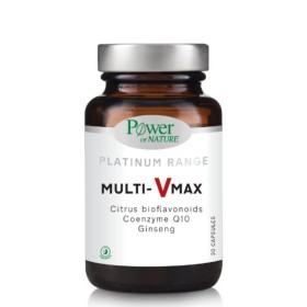 POWER OF NATURE Platinum Range Multi-Vmax Βιταμίνη για Ενέργεια & το Ανοσοποιητικό 30 Κάψουλες