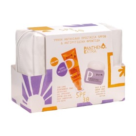 Panthenol Extra Promo Diaphanous Αντηλιακό Gel Προσώπου SPF30 50ml & Face & Eye Cream 24ώρη Κρέμα Προσώπου & Ματιών 50ml & Νεσεσέρ Panthenol Extra Promo Diaphanous Αντηλιακό Gel Προσώπου SPF30 50ml & Face & Eye Cream 24ώρη Κρέμα Προσώπου & Ματιών 50ml & Νεσεσέρ