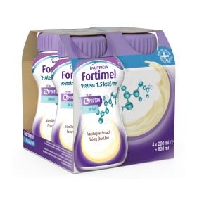 Fortimel Protein 1.5 kcal Θρεπτικό Συμπλήρωμα Διατροφής σε Υγρή Μορφή Υψηλής Περιεκτικότητας σε Πρωτεΐνη Βανίλια 4x200ml Fortimel Protein 1.5 kcal Θρεπτικό Συμπλήρωμα Διατροφής σε Υγρή Μορφή Υψηλής Περιεκτικότητας σε Πρωτεΐνη Βανίλια 4x200ml