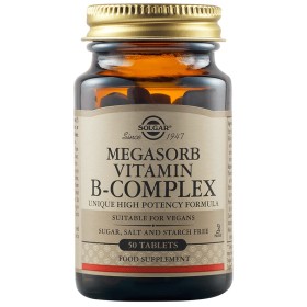 SOLGAR Megasorb Vitamin B-Complex 50 Ταμπλέτες