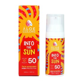 Aloecolors Into The Sun Face Sunscreen Spf50 Αντηλιακό Προσώπου 50ml