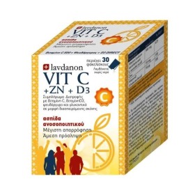 Lavdanon Vit C & Vit D3 & Zn Συμπλήρωμα Διατροφής 30 Φακελίσκοι