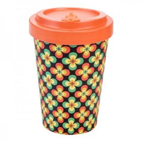 Well By Woodway Κούπα Μπαμπού Aztec Orange 500ml Well By Woodway Κούπα Μπαμπού Aztec Orange 500ml
