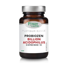 Power Health Platinum Billion Acidophilus Combined 10 Προβιοτικά 30 Φυτικές Κάψουλες
