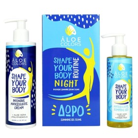 ALOECOLORS Promo Shape Your Body Night Routine Κρέμα Αδυνατίσματος 240ml & Τζελ κατά της Κυτταρίτιδας 120ml 2 Τεμάχια