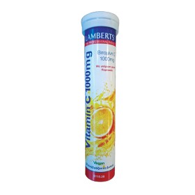 Lamberts Vitamin C 1000mg Βιταμίνη C Γεύση Πορτοκάλι για Ενίσχυση Ανοσοποιητικού 20 Αναβράζοντα Δισκία Lamberts Vitamin C 1000mg Βιταμίνη C Γεύση Πορτοκάλι για Ενίσχυση Ανοσοποιητικού 20 Αναβράζοντα Δισκία