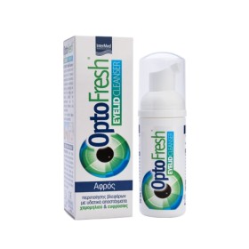 INTERMED Optofresh Eyelid Cleanser Cleansing & Care Foam for Irritated Eyelids 50ml