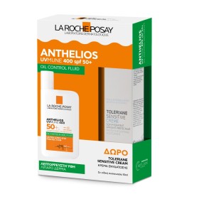 La Roche Posay Promo Anthelios UVMUNE 400 Oil Control Fluid SPF50+ Αντηλιακό Προσώπου για Λιπαρό Δέρμα 50ml & Δώρο Toleriane Sensitive 15ml La Roche Posay Promo Anthelios UVMUNE 400 Oil Control Fluid SPF50+ Αντηλιακό Προσώπου για Λιπαρό Δέρμα 50ml & Δώρο Toleriane Sensitive 15ml