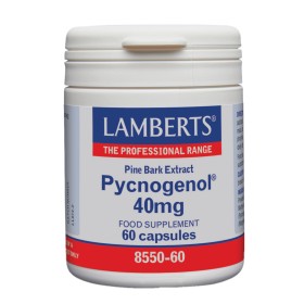 Lamberts Pycnogenol 40mg Αντιοξειδωτικό Συμπλήρωμα για την Καρδιά & το Αίμα 60 Κάψουλες Lamberts Pycnogenol 40mg Αντιοξειδωτικό Συμπλήρωμα για την Καρδιά & το Αίμα 60 Κάψουλες