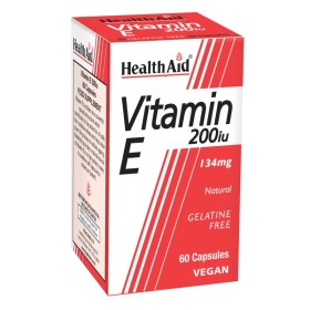 HEALTH AID Vitamin E 200iu με Αντιοξειδωτική Δράση 60 Κάψουλες