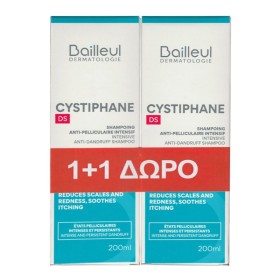 Bailleul Promo Cystiphane DS Intensive Anti-Dandruff Σαμπουάν κατά της Πιτυρίδας 2x200ml [ 1+1 Δώρο ]