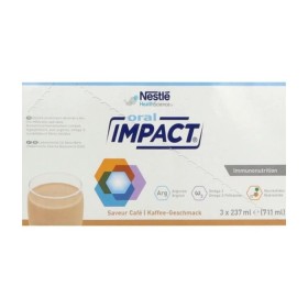 Nestle Oral Impact Coffee Διατροφικό συμπλήρωμα Ανοσοδιατροφής Γεύση Καφέ 3x237ml