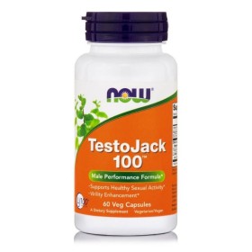 NOW Testo Jack 100, 100 mg w/ Standarized Long Jack Συμπλήρωμα για την Σεξουαλική Υγεία 60 Μαλακές Κάψουλες