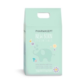 PHARMASEPT Promo New Born Essentials Extra Sensitive Bath Baby Shower Foam for Body & Hair 250ml & Soothing Cream Baby Cream for Body & Face 150ml & Extra Calm Cream Changing Cream 150ml