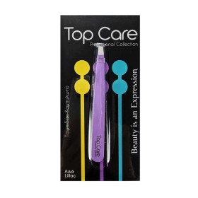 Top Care Τσιμπιδάκι Φρυδιών Καμπυλωτό Λιλά 1 Τεμάχιο