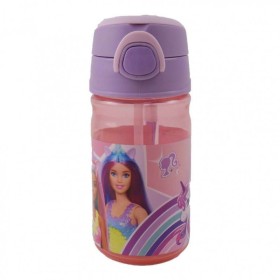 Gim Παιδικό Παγούρι Πλαστικό με Καλαμάκι Barbie 350ml