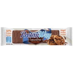 Natura Vita Protein Way Protein Bar Μπάρα Πρωτεΐνης με Γεύση Μπισκότο & Επικάλυψη Κακάο 50g Natura Vita Protein Way Protein Bar Μπάρα Πρωτεΐνης με Γεύση Μπισκότο & Επικάλυψη Κακάο 50g