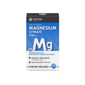 AGAN Magnesium Citrate 2100mg με Μαγνήσιο 30 Ταμπλέτες