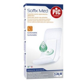 PIC SOLUTION Soffix Med Αυτοκόλλητο Μετεγχειρητικό Επίθεμα 20cm x 10cm 5 Τεμάχια