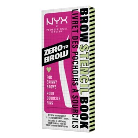 Nυχ Professional Make Up Zero To Brow Stencil Thin Brows Στένσιλ για τον Σχηματισμό Λεπτών Φρυδιών 4 Τεμάχια