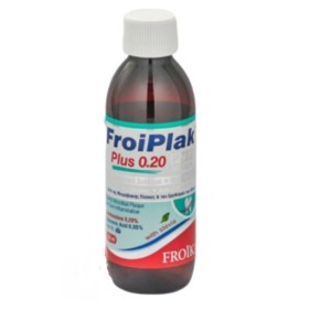 FROIKA FroiPlak 0.20 PVP action Mouth Wash Anti-Plaque Oral Solution with Stevia 250ml