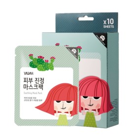 Yadah Soothing Mask Καταπραϋντική Μάσκα Προσώπου 10 Τεμάχια