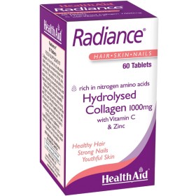HEALTH AID Radiance Hydrolysed Collagen 1000mg με Κολλαγόνο 60 Ταμπλέτες