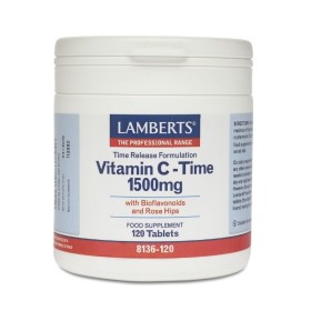 LAMBERTS Vitamin C 1500mg Συμπλήρωμα με Βιταμίνη C για το Ανοσοποιητικό Σύστημα 120 Ταμπλέτες
