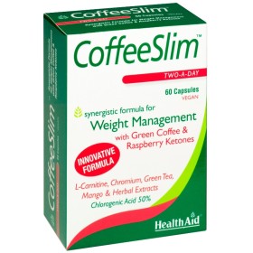 HEALTH AID Coffee Slim Θερμογόνος Φόρμουλα με Εκχύλισμα Καφέ για Διαχείριση του Σωματικού Βάρους 60 Κάψουλες