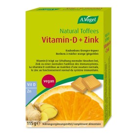 A.Vogel Natural Tofees Vitamin-D & Zinc Καραμέλες με Γεύση Πορτοκάλι 115g