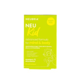 NEUBRIA Neu Kid Advance Mind & Body Multivitamin & Omega-3 Children's Multivitamins & Omega 3 30 Soft Gels