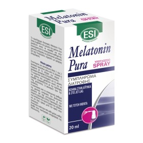 Esi Melatonin Pura Spray για την Αντιμετώπιση της Αϋπνίας & του Jet Lag 20ml Esi Melatonin Pura Spray για την Αντιμετώπιση της Αϋπνίας & του Jet Lag 20ml