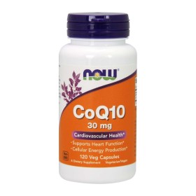 NOW CoQ10 30mg για Υγιές Καρδιαγγειακό Σύστημα με Αντιοξειδωτική Δράση 120 Μαλακές Κάψουλες