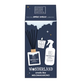 Sanko Promo Wonderland Melomakarono Αρωματικό με Στικς 125ml & Αρωματικό Υφασμάτων & Χώρου 250ml & Κερί 70g Sanko Promo Wonderland Melomakarono Αρωματικό με Στικς 125ml & Αρωματικό Υφασμάτων & Χώρου 250ml & Κερί 70g