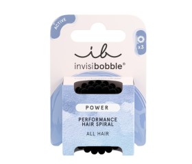 Invisibobble True Black Power Performance Hair Spiral Λαστιχάκια Μαλλιών για Απόλυτο Κράτημα 3 Τεμάχια Invisibobble True Black Power Performance Hair Spiral Λαστιχάκια Μαλλιών για Απόλυτο Κράτημα 3 Τεμάχια