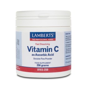LAMBERTS Vitamin C as Ascorbic Acid Βιταμίνη C σε Μορφή Ασκορβικού Οξέος 250g