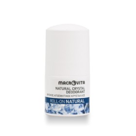 Macrovita Natural Crystal Deodorant Roll-On Natural - Φυσικός Αποσμητικός Κρύσταλλος 50ml