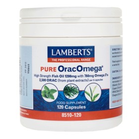 LAMBERTS Pure Orac Omega (Ω3) Ιχθυέλαιο με Αντιοξειδωτική Δράση 120 Κάψουλες