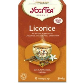 YOGI TEA Licorice Βιολογικό Τσάι για Χώνεψη 17 Φακελάκια 30.6g