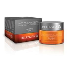 HELENVITA Anti-Wrinkle Cream Day Cream SPF25 Moisturizing & Anti-Aging Face Cream with Hyaluronic Acid 50ml
