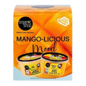 Organic Shop Promo OS Mango-licious Mood Body Mousse Juicy Mango Κρέμα Σώματος 250ml & Body Scrub Mango Απολεπιστικό Σώματος 250ml