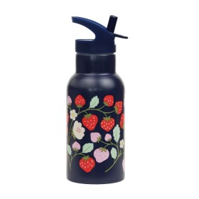 A Little Lovely Company Stainless Steel Drink Bottle Strawberries Μπουκάλι με Διπλό Τοίχωμα από Ανοξείδωτο Ατσάλι 350ml